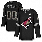 Customized Men's Coyotes Any Name & Number Black Shadow Logo Print Adidas Jersey,baseball caps,new era cap wholesale,wholesale hats
